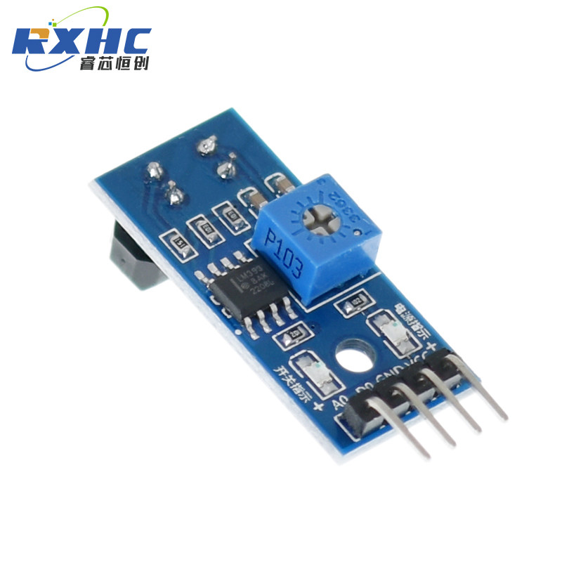 TCRT5000红外反射光电开关 寻迹/避障模块 智能小车循迹传感器DIY - 实物图