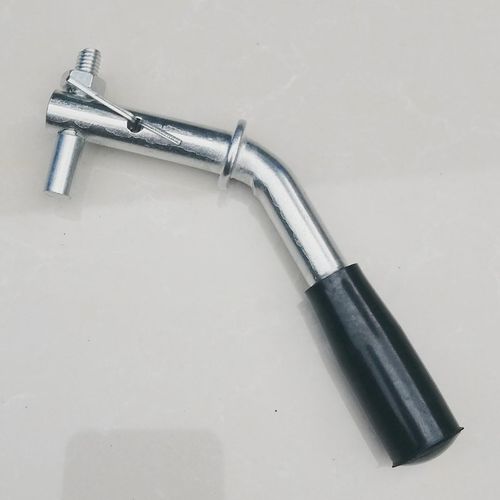 采暖炉配件门把手燃煤锅炉门锁旋转黑胶木门钩子把塑料头炉门配件