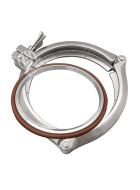 雷杨 KF63/80/100/160 真空卡箍 三节卡箍 304不锈钢卡箍