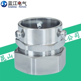 304不锈钢管接头DKJ三柱夹紧金属软管锁头卡套钢管与管连接头公制