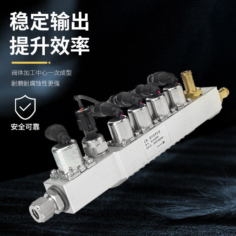 脉冲氢喷射器氢能源汽车XLH-QP01 G1/2卡套接头SAE1/2墩头式DC12V