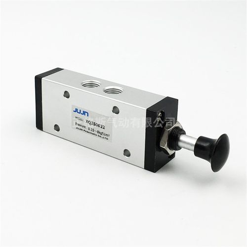 气动手动阀/手拉阀开关XQ250622二位五通气阀控制气缸换向气动阀