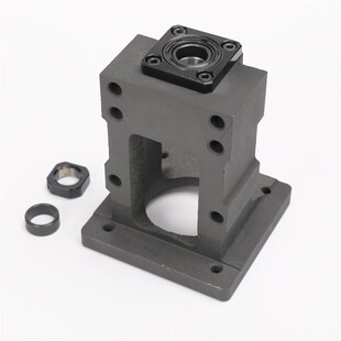 电机固定座750W主轴电机安装座8086步进伺服电机固定座一体座支架