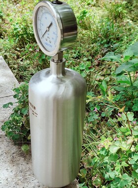 空气脉冲阻尼器 不锈钢法兰/内丝式液体脉动配压力表LGMK-B缓冲器