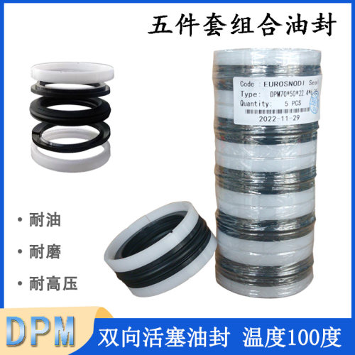 进口橡胶五件套组合油封KDAS/TPM/DPM-230/250*205/225*50.8