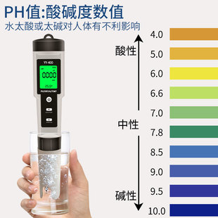 外贸4合1H2富氢笔ph测试笔orp负电位测试笔meter四功能水质检测笔