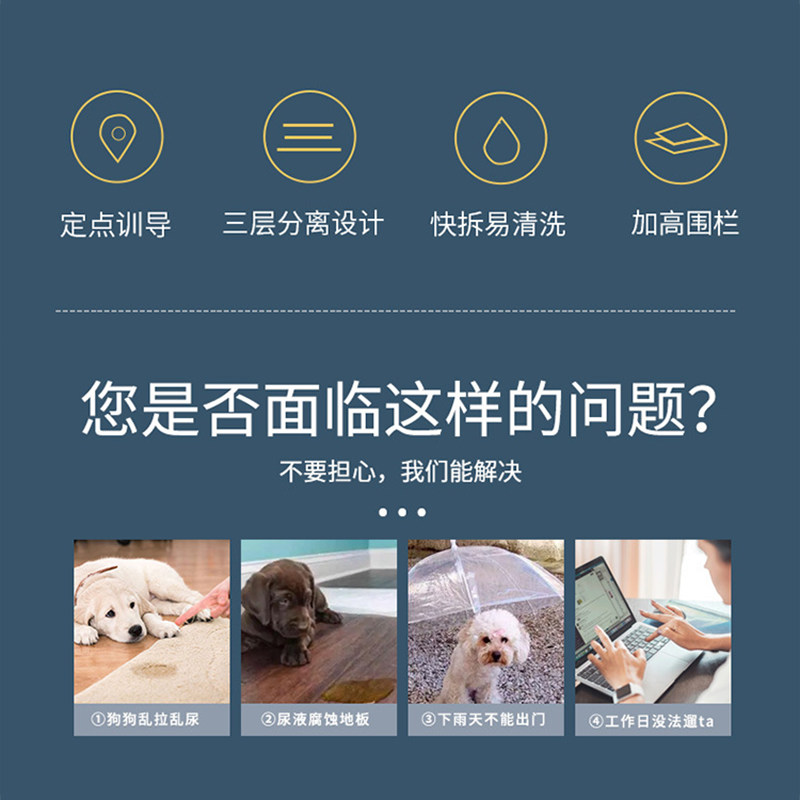 狗狗专用厕所中型小型犬泰迪幼犬用品大全防踩屎定点拉尿马桶便盆