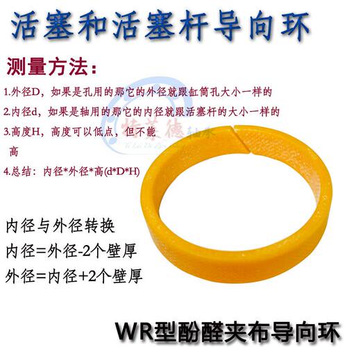 KVK WR 酚醛夹布油缸支撑指向环120*115/125*115/125*117*8/10/15