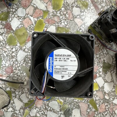 德国EPAPST 9038 9厘米双滚珠 24V1.2A 29W 变频器风扇3214J/2H3F