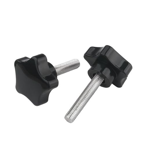 304不锈钢星型梅花手柄螺丝旋钮机械星形把手五型胶木手柠螺栓