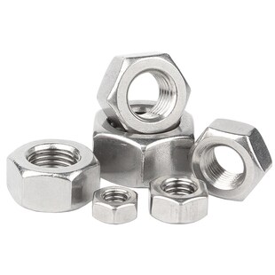 304不锈钢螺母201六角螺帽316螺丝帽大全M2M3M4M5M6M8M10M12M1416
