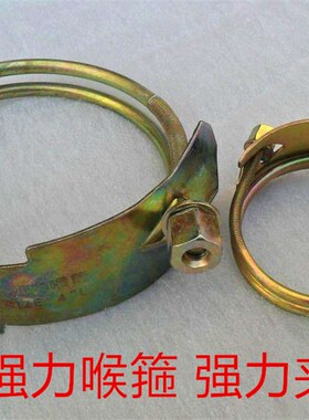 强力夹卡箍 老虎夹镀彩锌强力抱箍 钢丝强力箍胶管软管管束喉箍