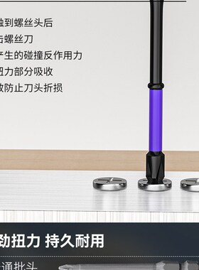 十字批头强磁十字批头防滑批头电钻批头螺丝刀十字头批头强磁吸铁