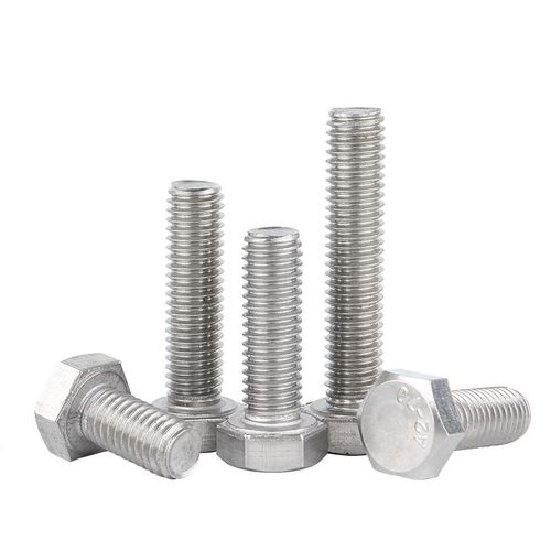 304不锈钢外六角螺丝加长半牙六角头螺栓螺杆螺钉M3M4M5M6M8-m27