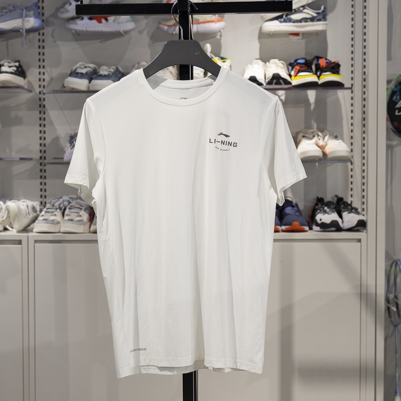 李宁短袖男子冰感舒适短袖T恤