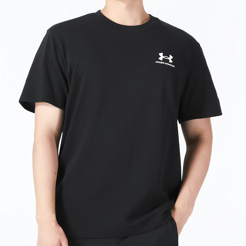 安德玛(UNDERARMOUR)男子短袖训练运动健身透气T恤衫1373997