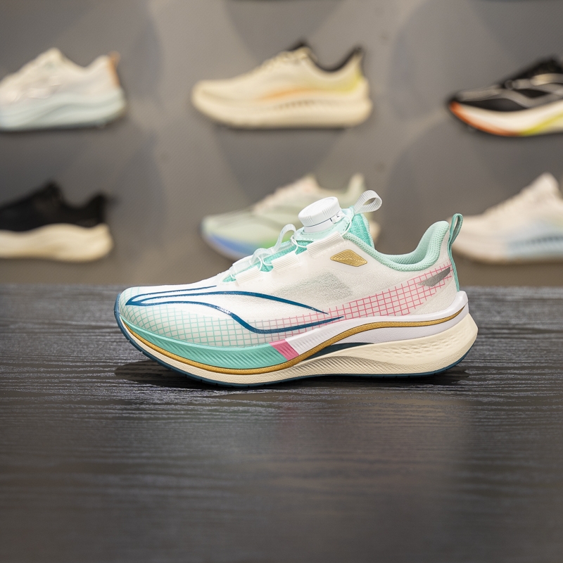 李宁赤兔7PRO儿童专业跑步鞋25夏季中大童减震轻便运动鞋YKFV198