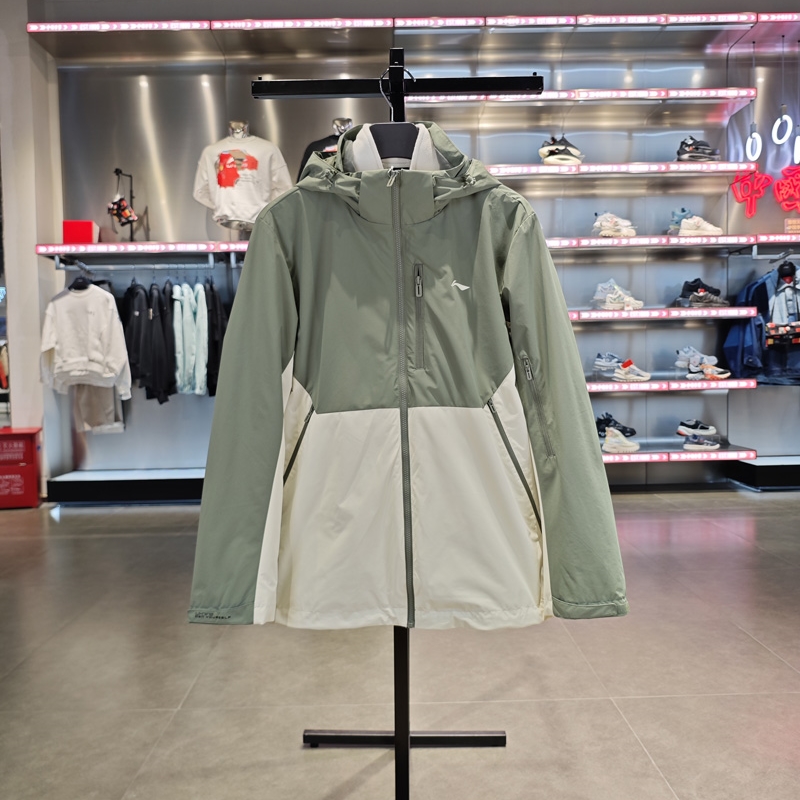 李宁运动风衣防风保暖