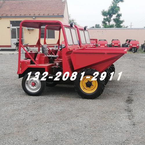 前卸式fc液压翻斗车 无蓬前翻斗四轮车 工地运输自卸翻斗车