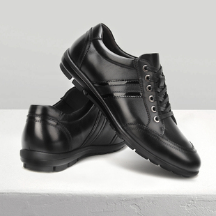 男款真皮休闲皮鞋平底秋新款软底软面手工男鞋透气舒适男式休闲鞋