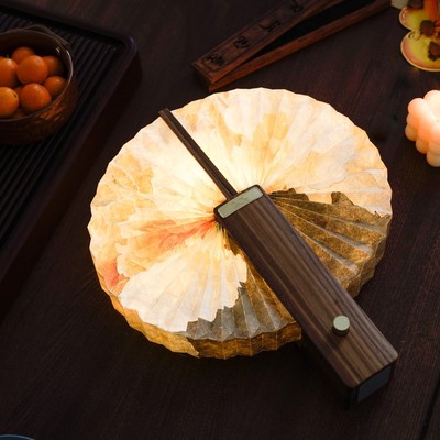 牡丹小夜灯折纸灯创意文创礼品生日礼物客厅桌面装饰品摆件纪念品