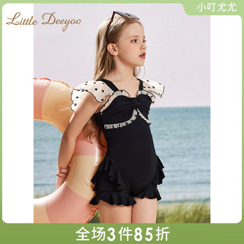 女童连体泳装夏装2023新款大儿童洋气游泳衣夏季女孩公主泳衣夏款