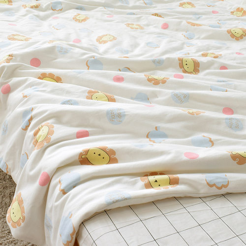 婴儿被子春秋薄款幼儿园宝宝被子纯棉夏凉被空调被卡通儿童被子