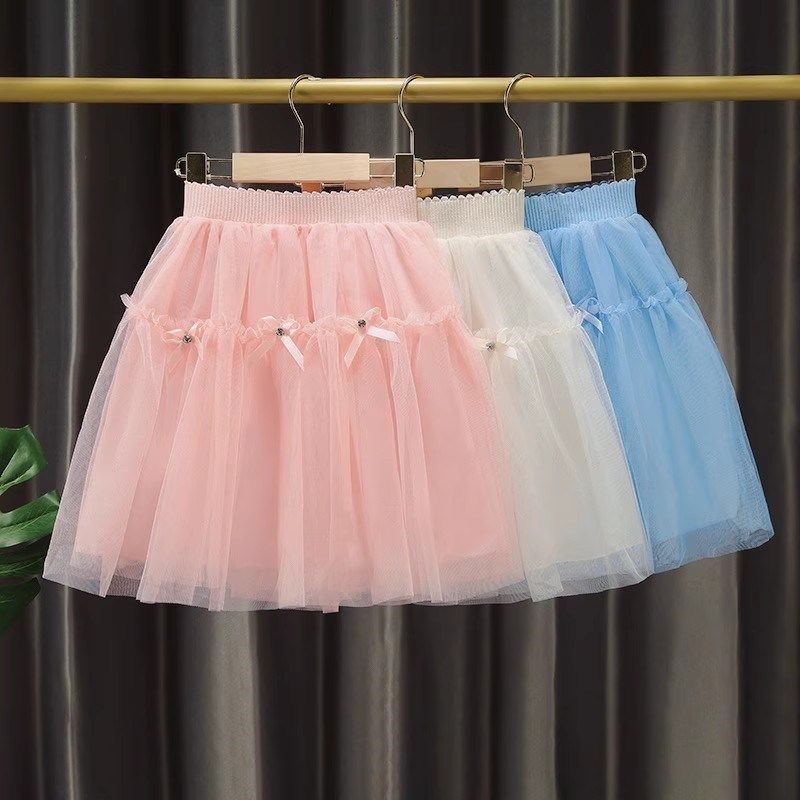 女童半身裙春夏装公主裙洋气儿童长裙蓬蓬裙女孩半裙夏季裙子纱裙