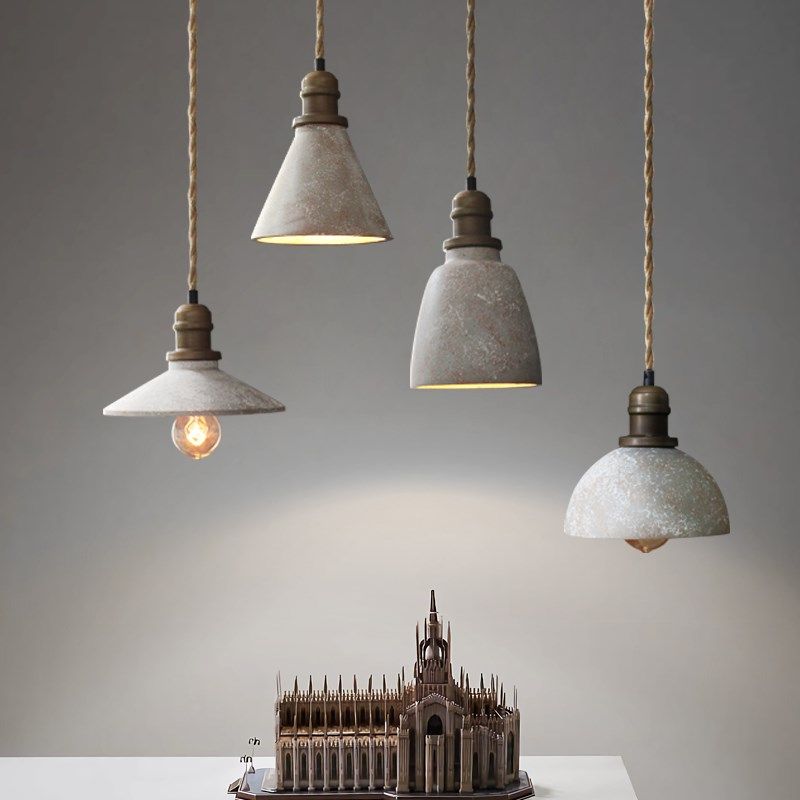 汶莱 工业风复古怀旧水泥吊灯餐厅吧台L民宿店铺商用餐饮小吊灯,家装灯饰光源,床头/玄关/吧台/过道吊灯,淘宝优惠券,粉丝福利购,淘宝优惠卷