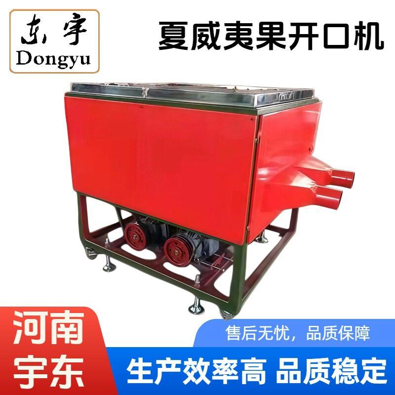 全自动夏威夷果开口机坚果外壳开口机夏威夷果外壳切割开口机器