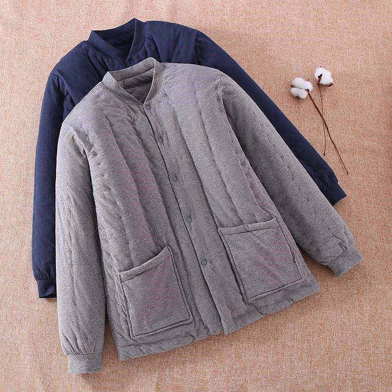 男士手工棉花棉衣棉袄内胆中学生校服神器爸爸防寒保暖棉服冬加厚