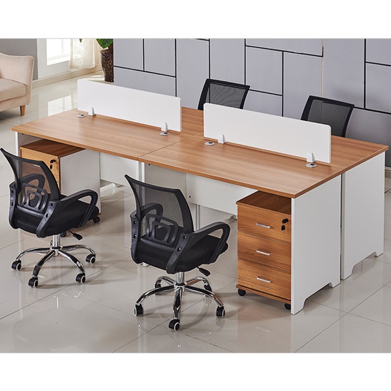 办公电脑桌职员工办公桌单人桌四人电脑桌椅组合工作位办公室家具