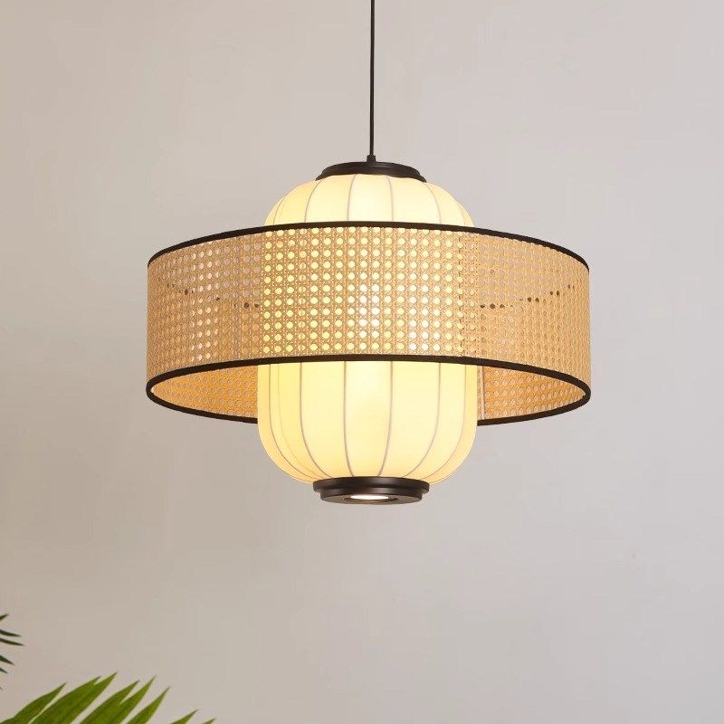 日式餐厅吊灯复古火锅店饭店餐桌茶楼包间卡座灯笼带射灯藤艺灯具,家装灯饰光源,酒店/宴会厅/餐饮吊灯,淘宝优惠券,粉丝福利购,淘宝优惠卷