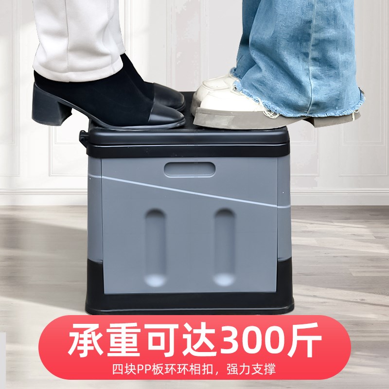 车载折叠马桶一体式户外便携式坐便器房车用露营防臭应急移动厕所