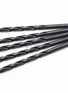 500mm加长直柄钻头 氮化黑色高速钢麻花钻头 1 2 3 4 5 6Z 6.5mm