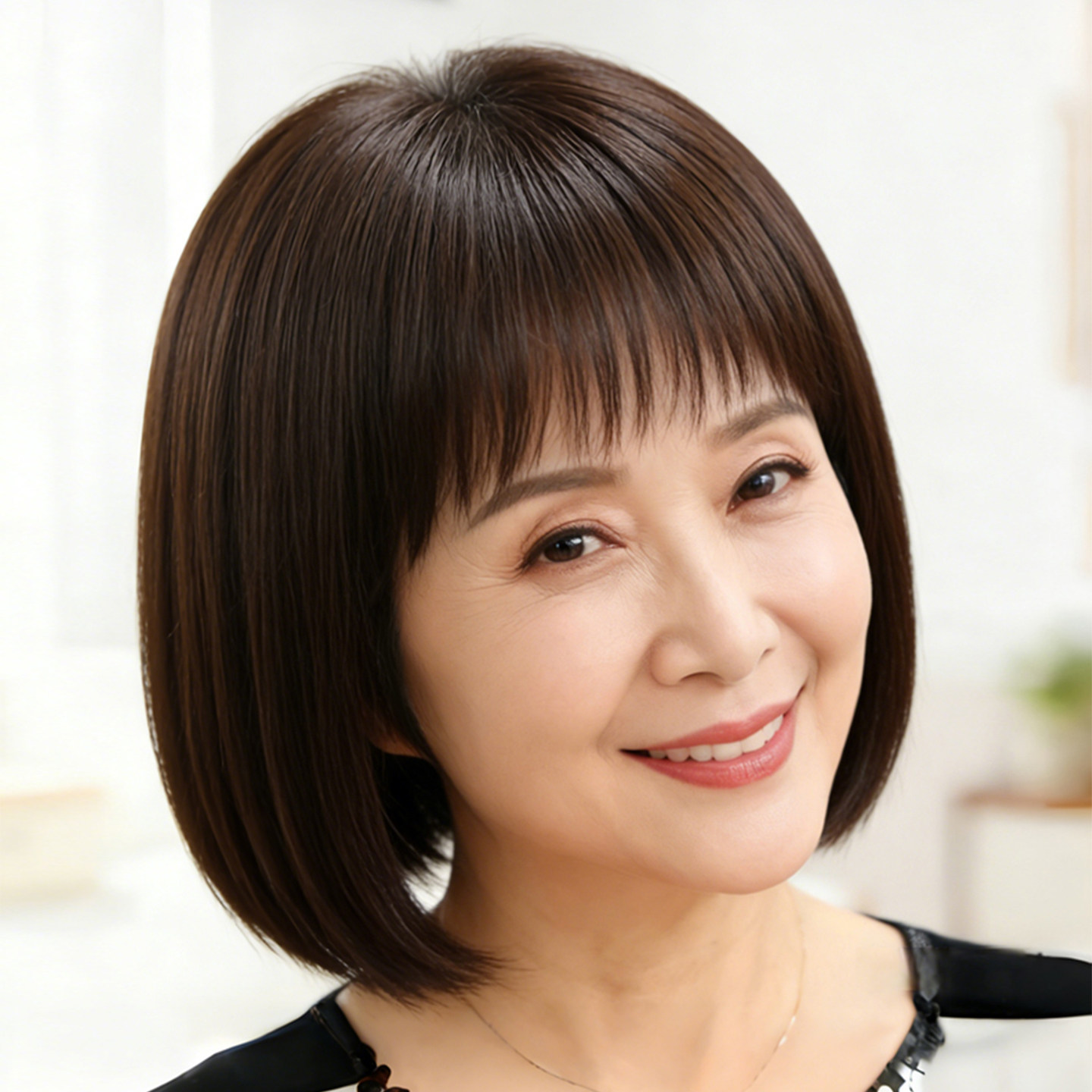 假发全头套女真人发丝隐形波波2026新款日常整顶中老年女士真头发