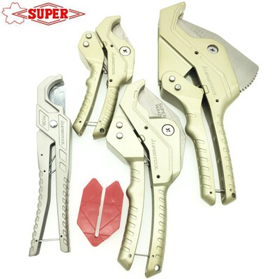 日本SUPER世霸进口PVC软管刀割刀VK-42N/34N/63N快速塑料胶管剪刀