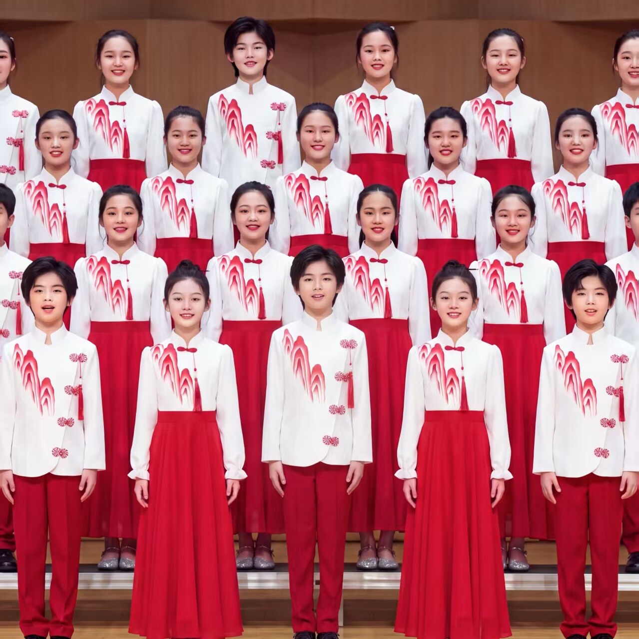 儿童合唱服小学生诗歌朗诵表演服