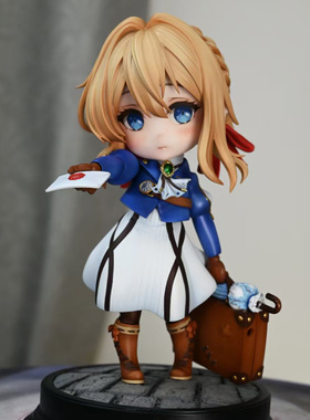 Hera 小院Chibi紫罗兰永恒花园薇尔莉特手办Q版动漫模型桌面摆件