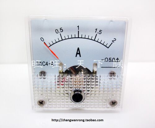 定做小型面板小表头 91C4指针式直流微安电流表 电压表dc300vDC2A