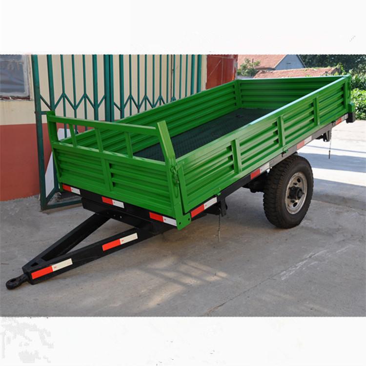 4吨农用自卸拖车拖拉机拖斗车翻斗自卸拖车田间运输拖车