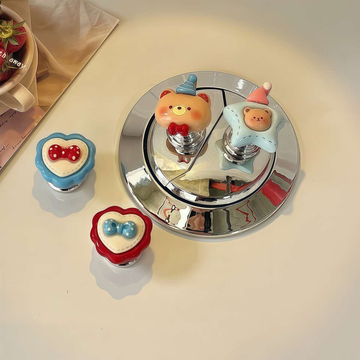 美甲宝宝福音！小熊按压器