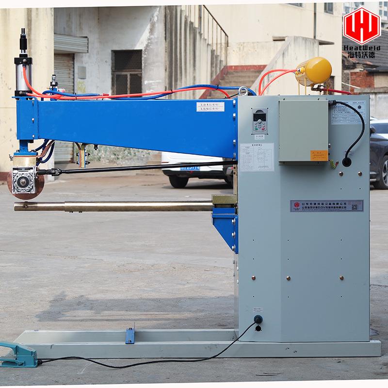 FN-150加长焊臂直缝焊机交流气动滚轮焊机不锈钢烟管直缝滚焊机