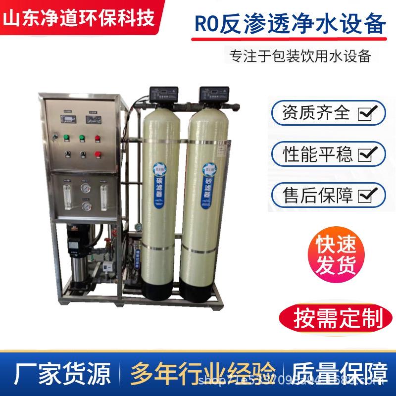 0.5吨RO反渗透制水设备纯净水饮用水机直饮水机过滤设备出口