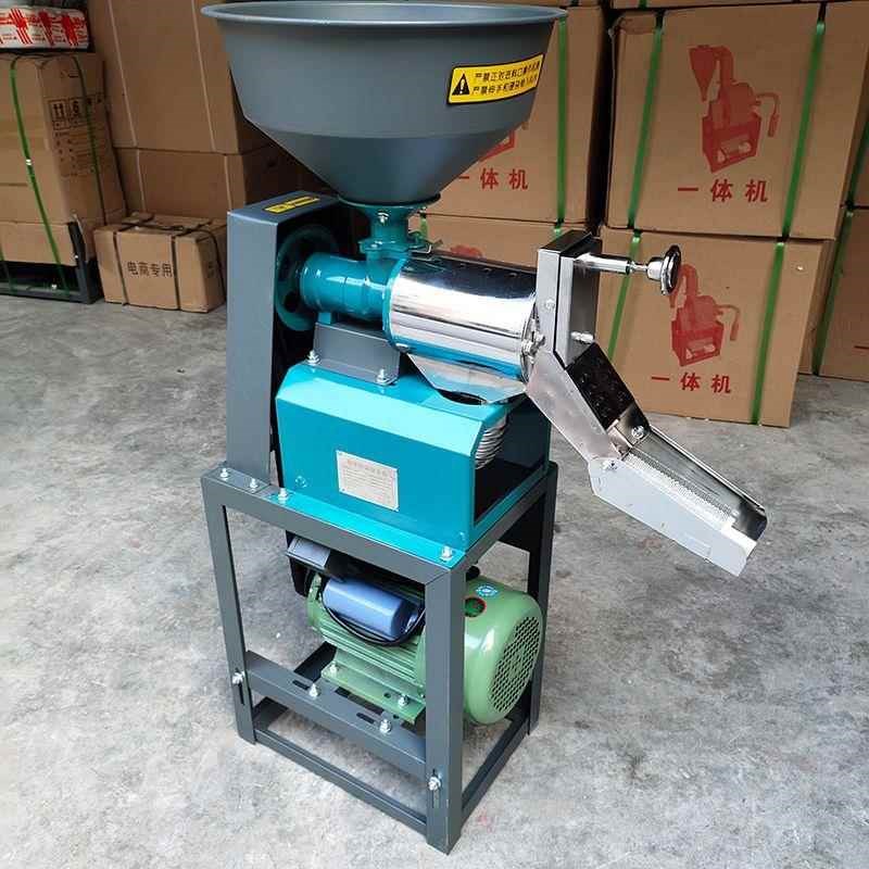 不锈钢家用碾米机多功能商s用新款220V稻谷脱壳机打米机小型碾米