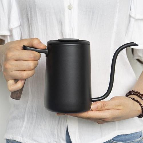 泰摩 鱼Youth手冲细嘴咖啡壶 304不锈钢滴漏式家用挂耳咖啡长嘴壶
