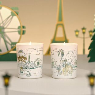 法国Bougies la francaise烛光BLF小小花园插画香薰蜡烛礼物送礼