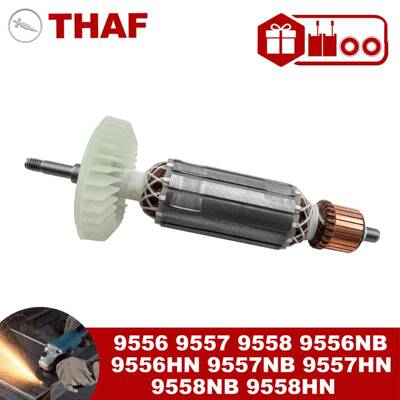 适用于牧田角磨机9556955795589556NB9557NB9558NB转子