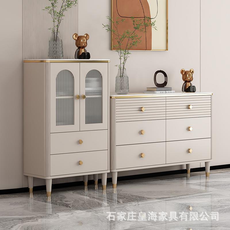 轻奢五斗柜现代简约客厅靠墙抽屉式大容量储物柜家用卧室收纳柜子