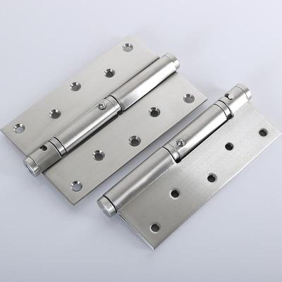 不锈钢液压隐形门合页自动关门缓冲闭门器定位弹簧合页铰链6寸2片